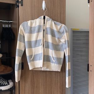 Brandy Melville Zip Up Striped